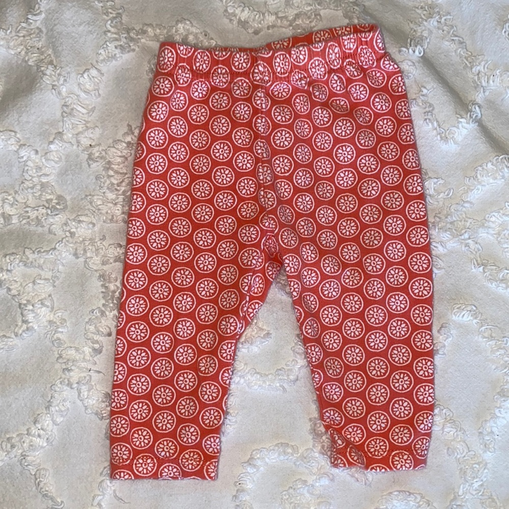 Just one you, orange and white pants